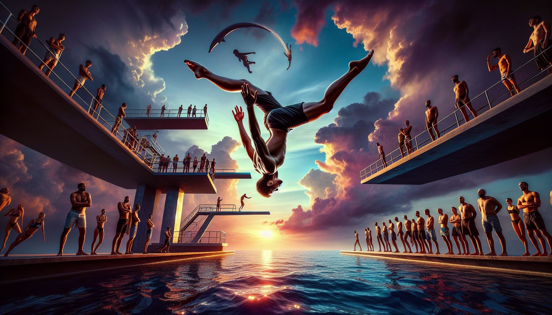 Unveiling the Thrills of High Diving: A Deep Dive into Acrobatics Over Water